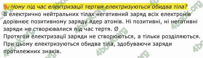 Решебник Фізика 10 клас Бар’яхтар 2018. ГДЗ