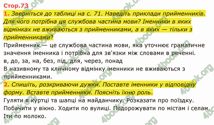 ГДЗ Українська мова 4 клас Іщенко 1 частина