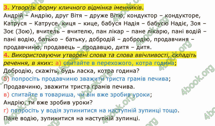 ГДЗ Українська мова 4 клас Іщенко 1 частина