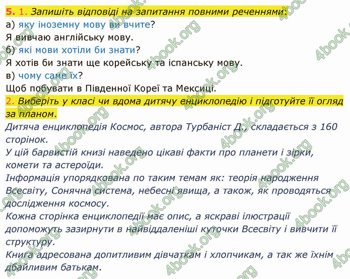 ГДЗ Українська мова 4 клас Іщенко 1 частина