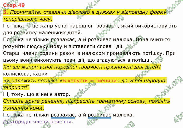 ГДЗ Українська мова 4 клас Іщенко 2 частина