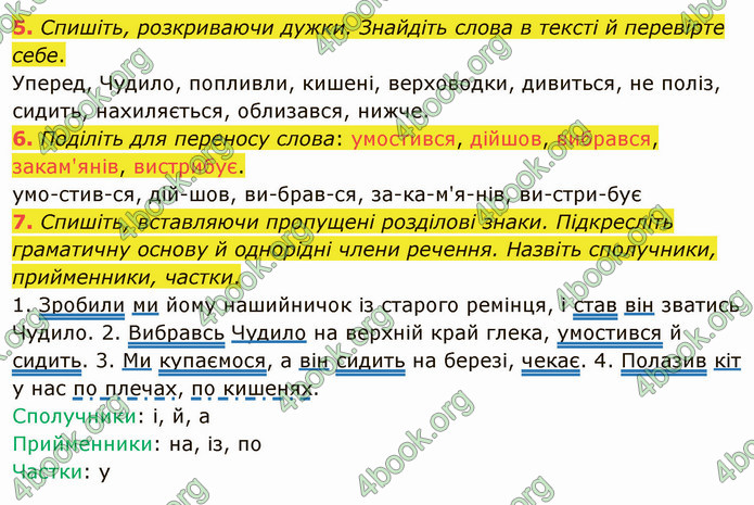 ГДЗ Українська мова 4 клас Іщенко 2 частина