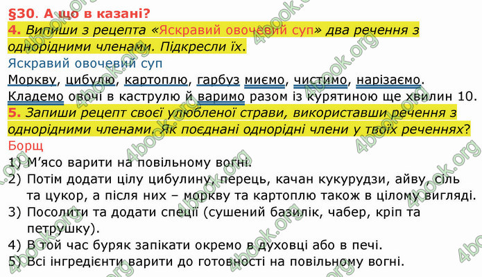 ГДЗ Українська мова 4 клас Остапенко 1 частина