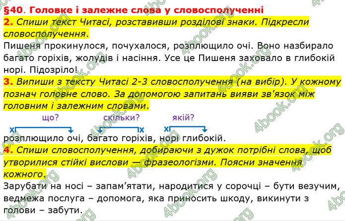 ГДЗ Українська мова 4 клас Остапенко 1 частина