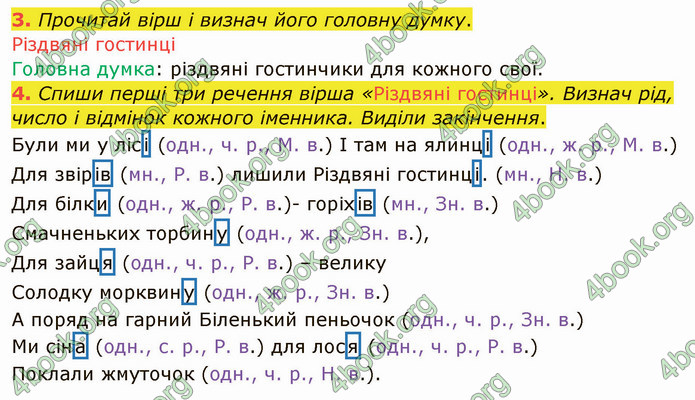 ГДЗ Українська мова 4 клас Остапенко 1 частина