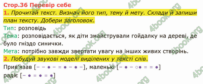 ГДЗ Українська мова 4 клас Остапенко 1 частина