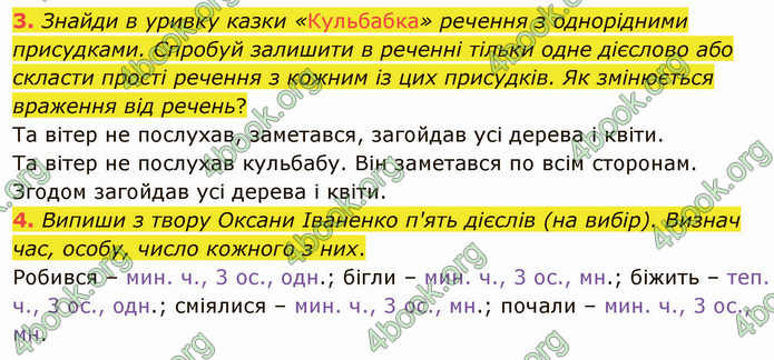 ГДЗ Українська мова 4 клас Остапенко 2 частина