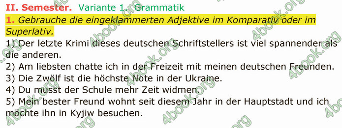 ГДЗ Тестовий зошит Німецька мова 11 клас Сотникова
