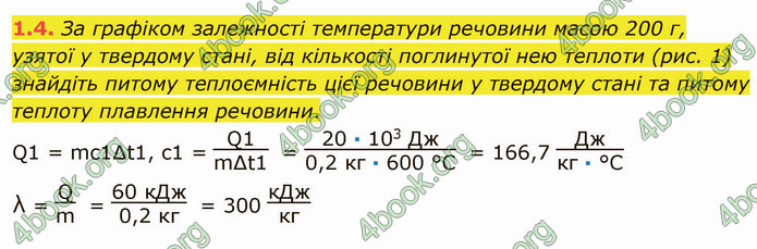 Відповіді Фізика 8 клас Бар’яхтар 2021. ГДЗ