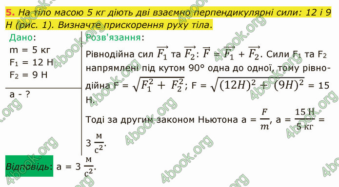 Відповіді Фізика 9 клас Бар’яхтар. ГДЗ