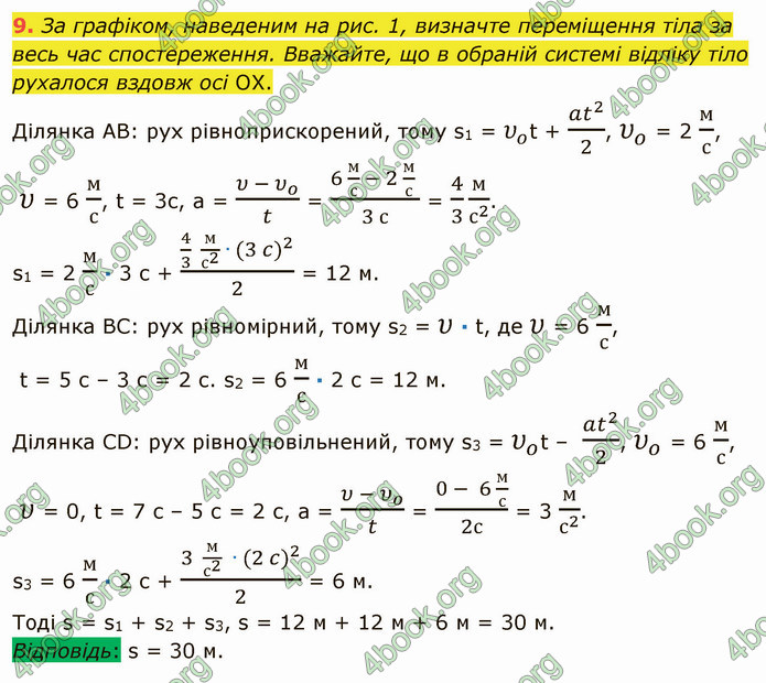 Відповіді Фізика 9 клас Бар’яхтар. ГДЗ