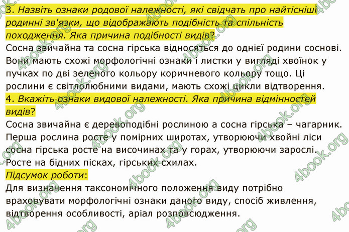 Решебник Зошит Біологія 10 клас Соболь. ГДЗ