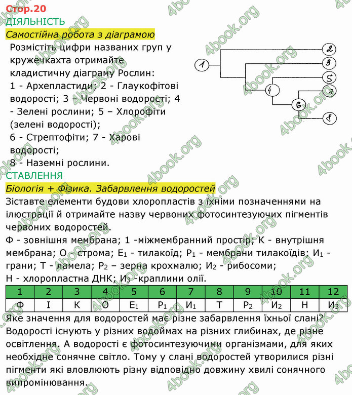 Решебник Зошит Біологія 10 клас Соболь. ГДЗ