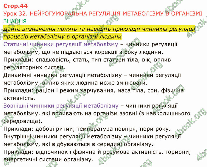 Решебник Зошит Біологія 10 клас Соболь. ГДЗ