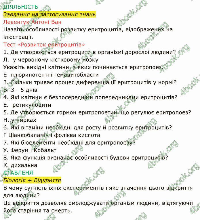 Решебник Зошит Біологія 10 клас Соболь. ГДЗ