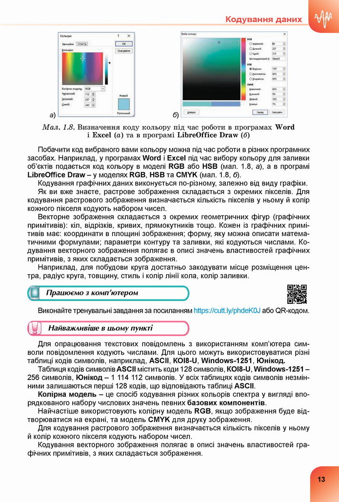 Інформатика 8 клас Ривкінд 2021