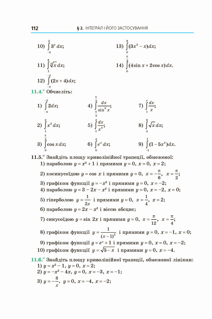 Алгебра 11 клас Мерзляк 2019 (Погл.)