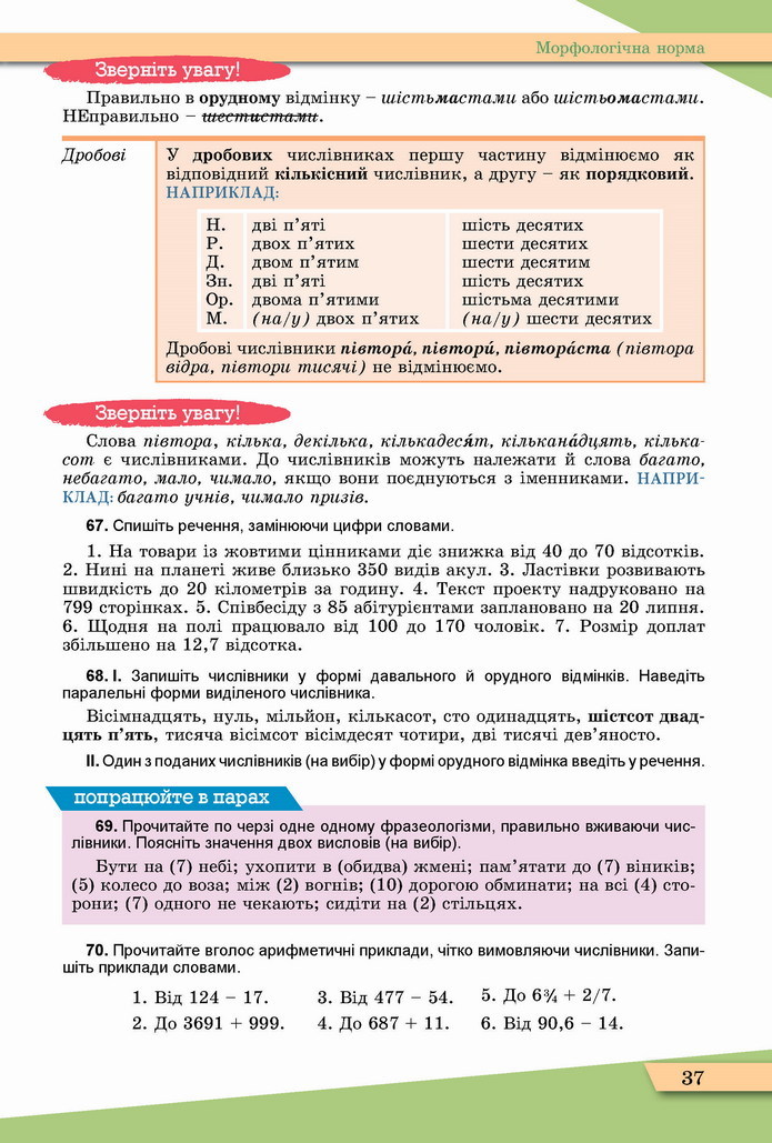 Українська мова 11 клас Заболотний 2019