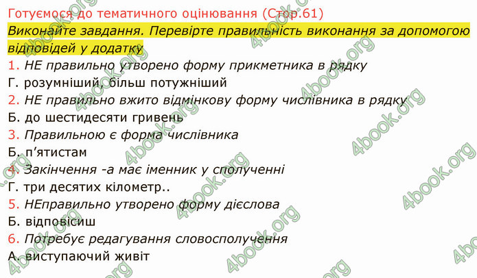 ГДЗ Українська мова 11 клас Заболотний 2019