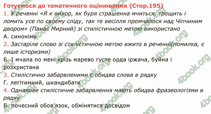 ГДЗ Українська мова 11 клас Заболотний 2019