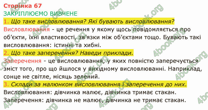 ГДЗ Інформатика 4 клас Корнієнко 2021