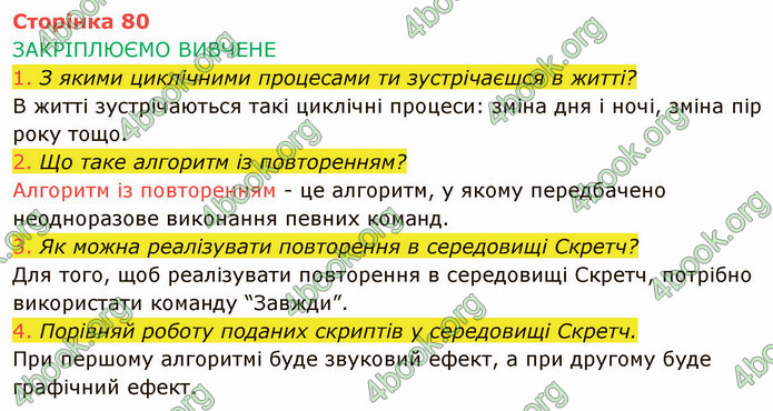 ГДЗ Інформатика 4 клас Корнієнко 2021