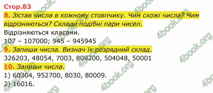 ГДЗ Математика 4 клас Скворцова 2021 (1, 2 частина)