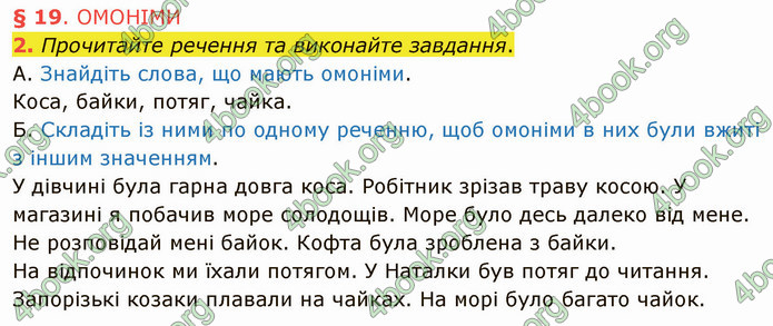 ГДЗ Українська мова 5 клас Авраменко 2022