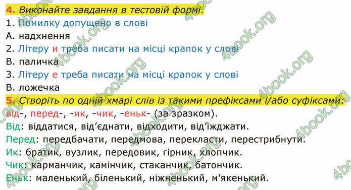 ГДЗ Українська мова 5 клас Авраменко 2022