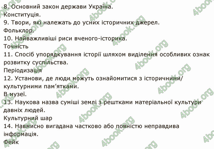 ГДЗ Вступ до історії України 5 клас Щупак 2022