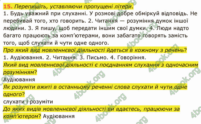 ГДЗ Українська мова 5 клас Глазова 2022