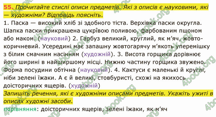 ГДЗ Українська мова 5 клас Глазова 2022