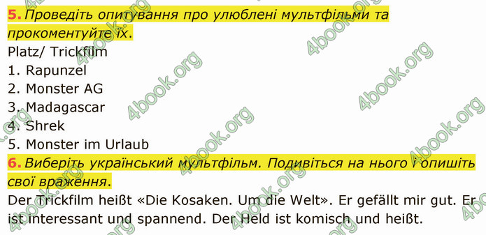 ГДЗ Німецька мова 4 клас Сотникова 2021