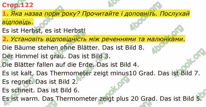 ГДЗ Німецька мова 4 клас Сотникова 2021