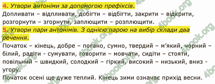 ГДЗ Зошит Українська мова 4 клас Большакова