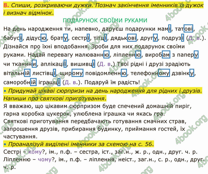 ГДЗ Зошит Українська мова 4 клас Большакова