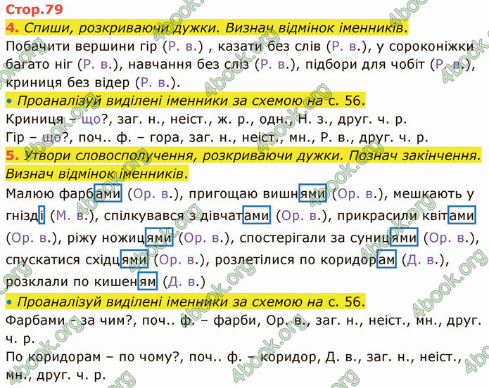 ГДЗ Зошит Українська мова 4 клас Большакова