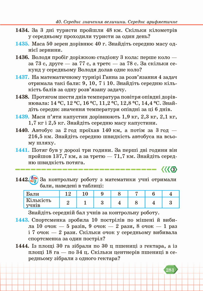 Математика 5 клас Кравчук