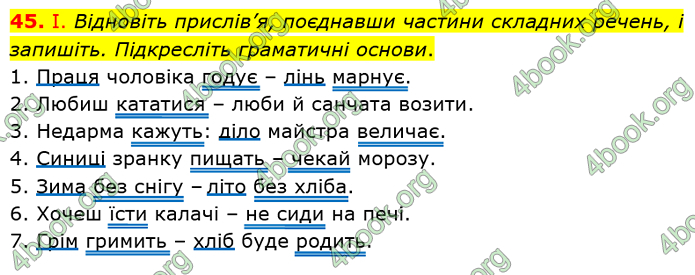 ГДЗ Українська мова 8 клас Заболотний 2021