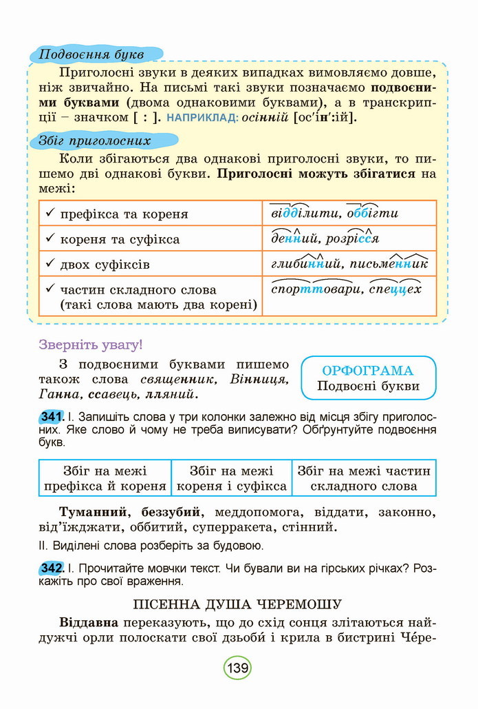 Українська мова 5 клас Заболотний 2022