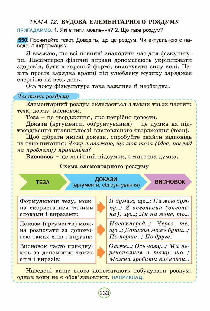 Українська мова 5 клас Заболотний 2022