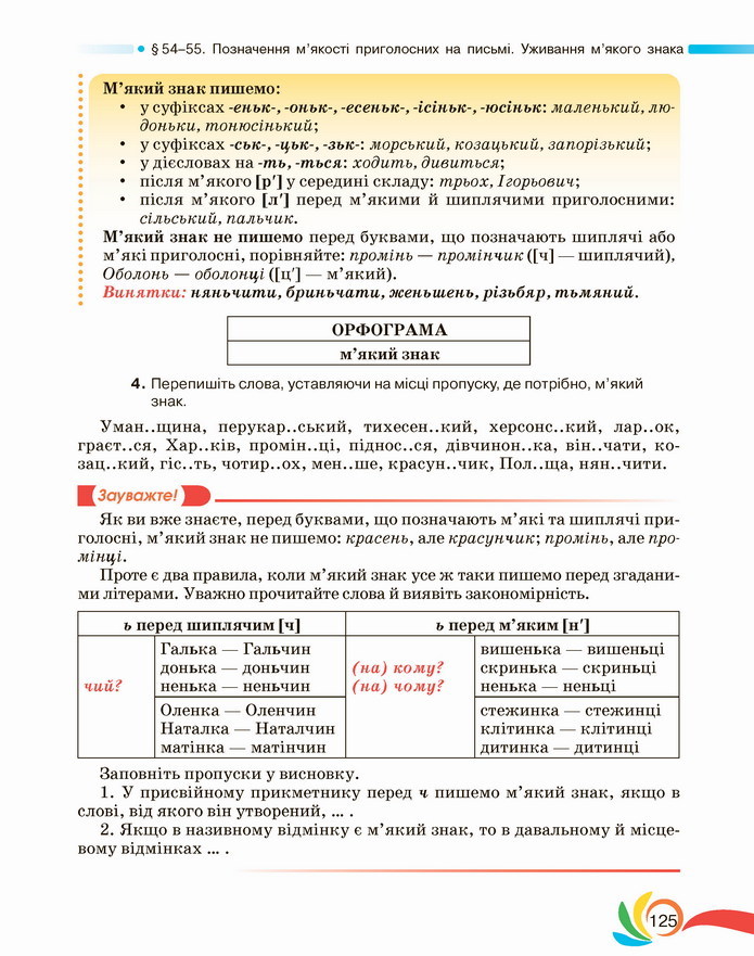 Українська мова 5 клас Авраменко 2022