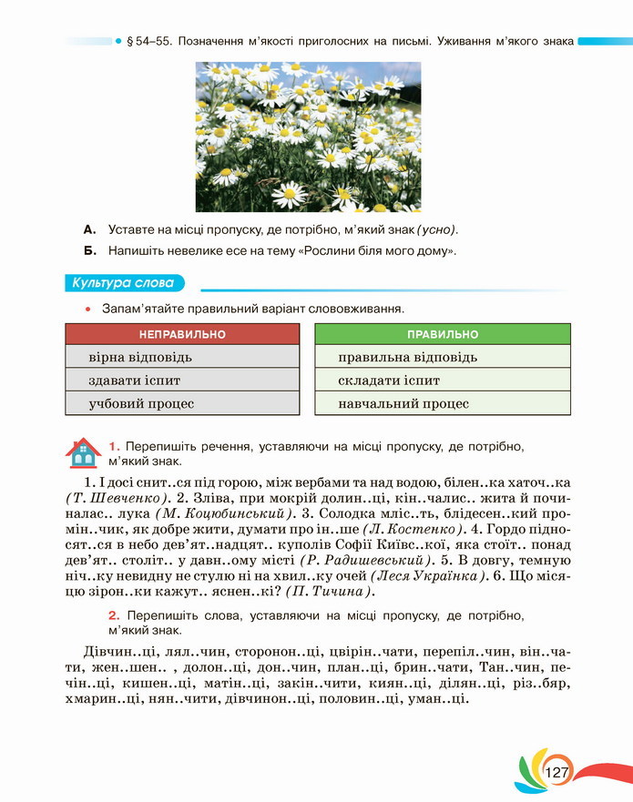 Українська мова 5 клас Авраменко 2022