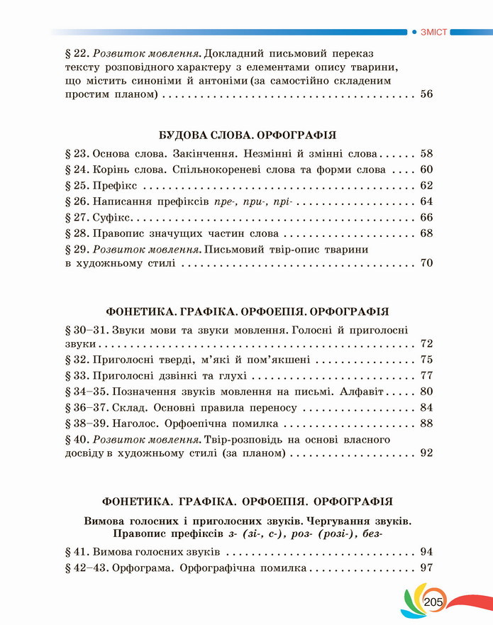 Українська мова 5 клас Авраменко 2022