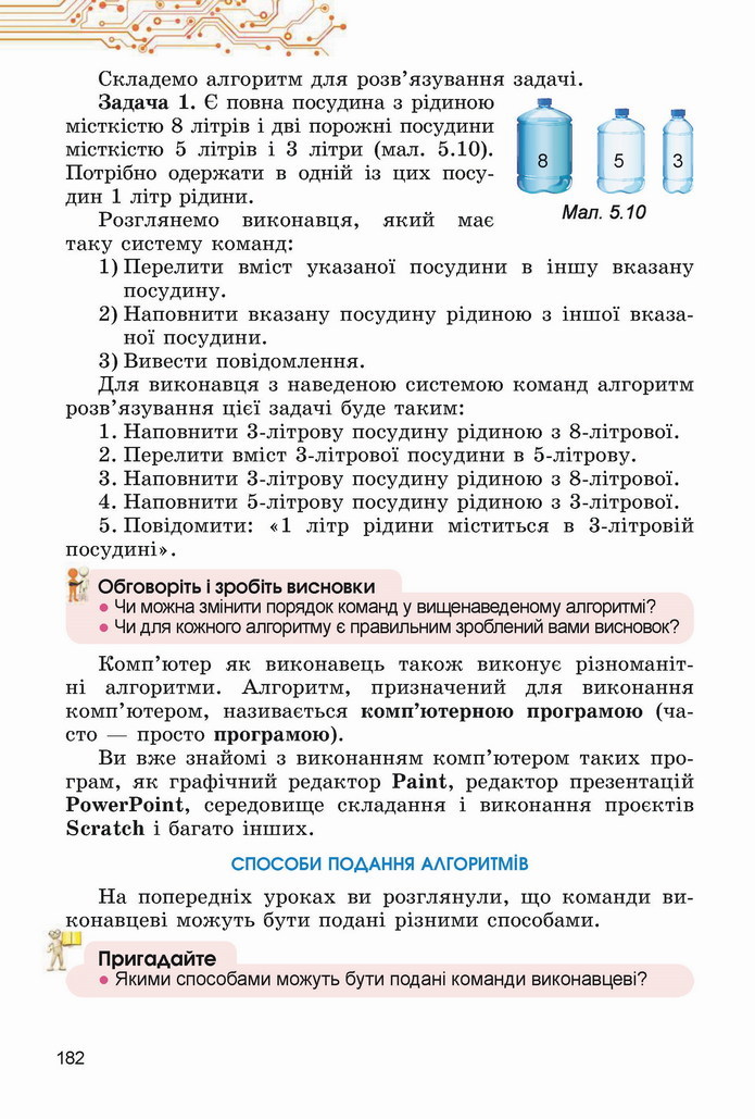 Інформатика 5 клас Ривкінд 2022