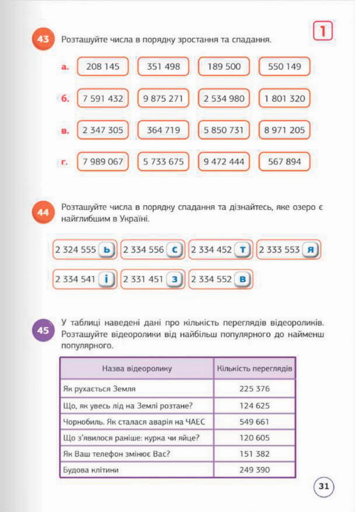 Математика 5 клас Біос 2022