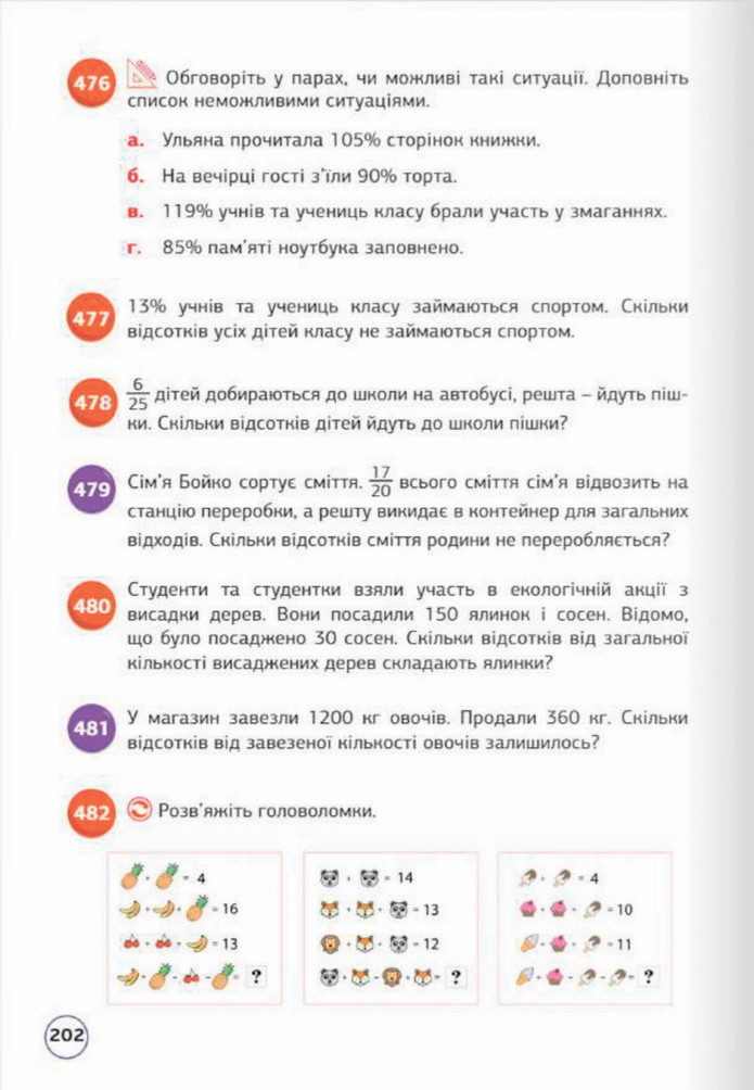 Математика 5 клас Біос 2022