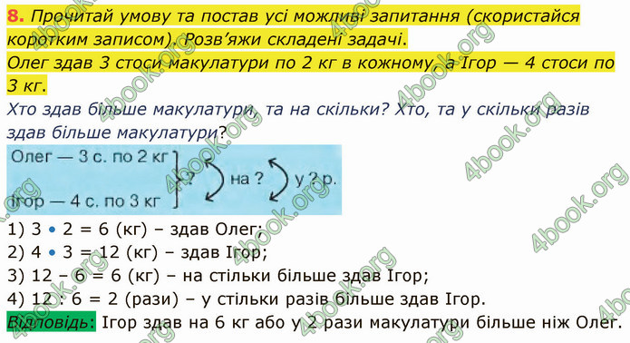 ГДЗ Математика 3 клас Логачевська (1, 2 частина)