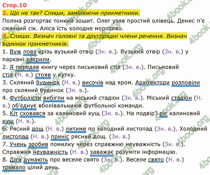 ГДЗ Зошит Українська мова 4 клас Большакова