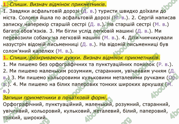 ГДЗ Зошит Українська мова 4 клас Большакова